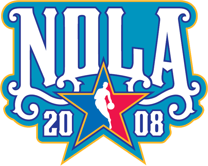 NBA All-Star Game 2008 Wordmark Logo iron on transfers for T-shirts